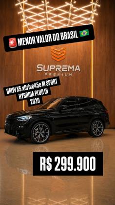 BMW X5 3.0 I6 TURBO HÍBRIDO XDRIVE45E M SPORT AUTOMÁTICO BMW X5 3.0 I6 TURBO HÍBRIDO XDRIVE45E M SPORT AUTOMÁTICO